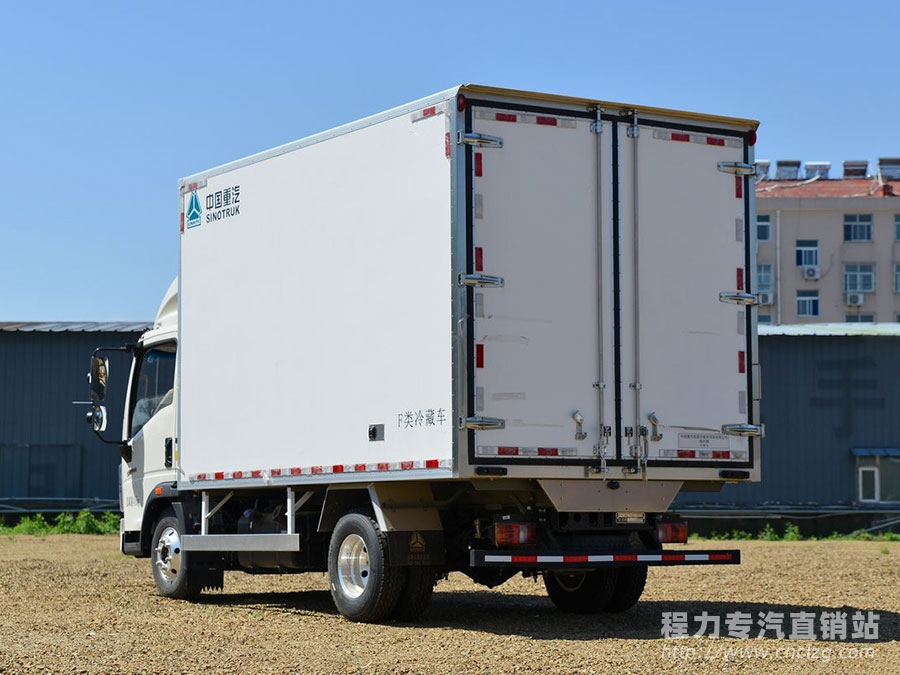 中國重汽HOWO 統帥 藍牌4.2米冷藏車