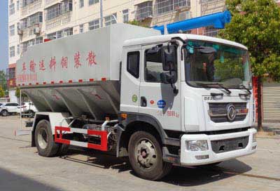 國(guó)六東風(fēng)多利卡D9 21方散裝飼料運(yùn)輸車