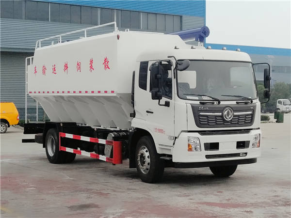 國(guó)六東風(fēng)天錦18方散裝飼料運(yùn)輸車
