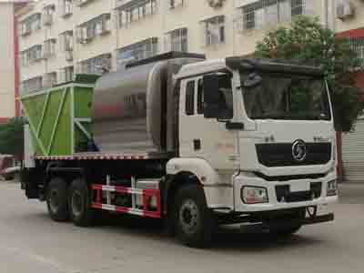 國(guó)六陜汽德龍后八輪同步碎石封層車(chē)