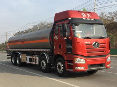 國(guó)六解放前四后八31方鋁合金運(yùn)油車